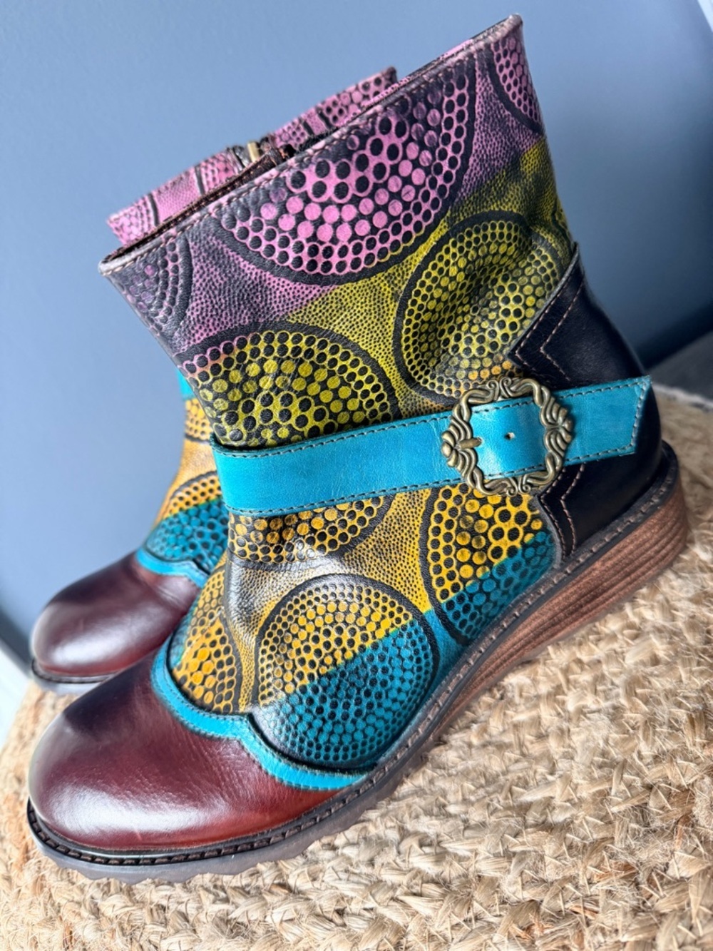Spring Step L’Artiste Herietta Leather Ankle Boots